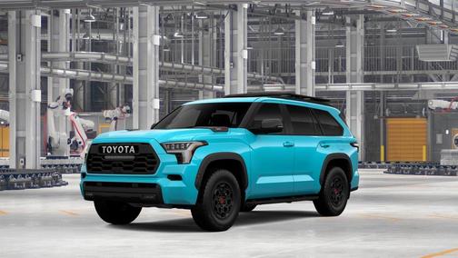 Teal 2026 Toyota Sequoia TRD Pro
