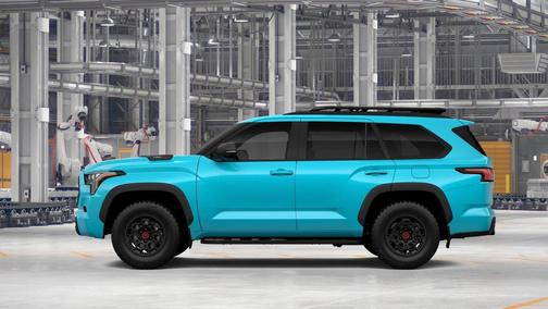 Teal 2026 Toyota Sequoia TRD Pro