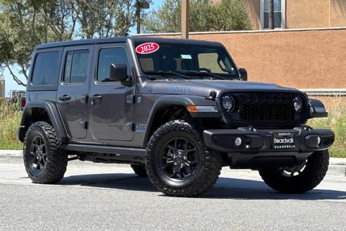 Granite Crystal Clearcoat Metallic 2025 Jeep Wrangler 4xe Sport