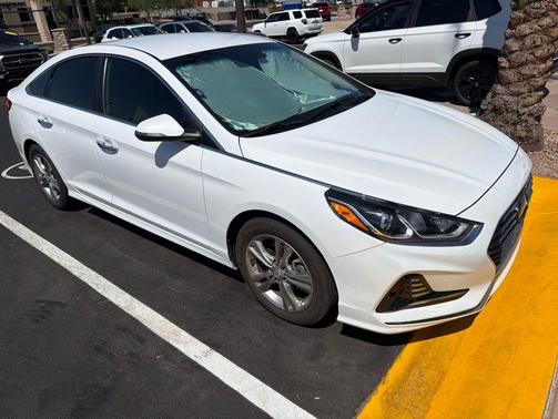 Quartz White Pearl 2018 Hyundai SONATA SEL