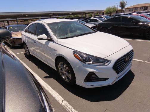 Quartz White Pearl 2018 Hyundai SONATA SEL
