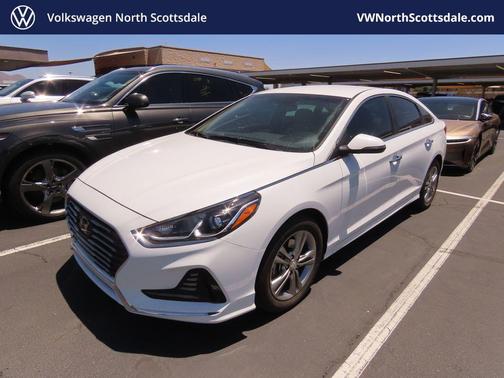 Quartz White Pearl 2018 Hyundai SONATA SEL