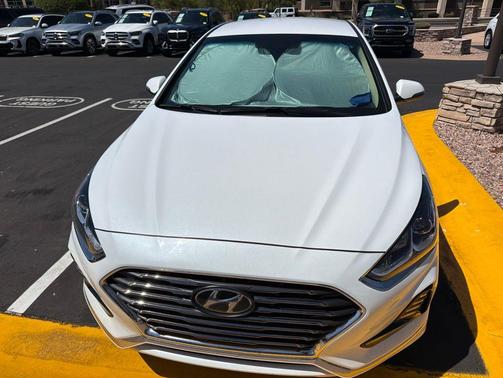Quartz White Pearl 2018 Hyundai SONATA SEL