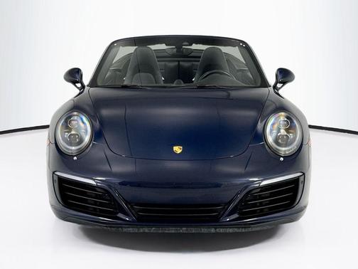 Night Blue Metallic 2017 Porsche 911 Carrera 4S Cabriolet
