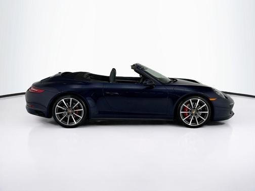 Night Blue Metallic 2017 Porsche 911 Carrera 4S Cabriolet