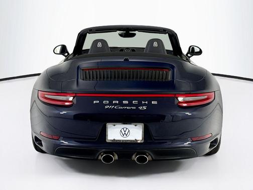 Night Blue Metallic 2017 Porsche 911 Carrera 4S Cabriolet