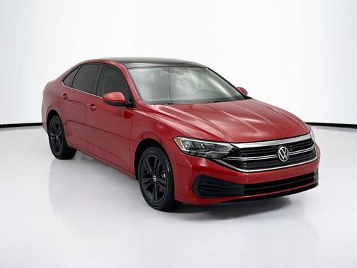 Red Metallic 2024 Volkswagen Jetta 1.5T SE