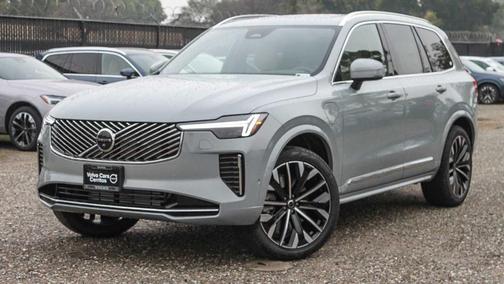 Gray Metallic 2026 Volvo XC90 Plug-In Hybrid T8 Plus 7-Seater