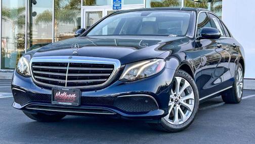 Blue 2017 Mercedes-Benz E-Class E 300