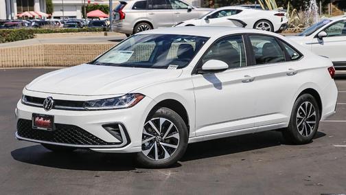 Pure White 2025 Volkswagen Jetta 1.5T S