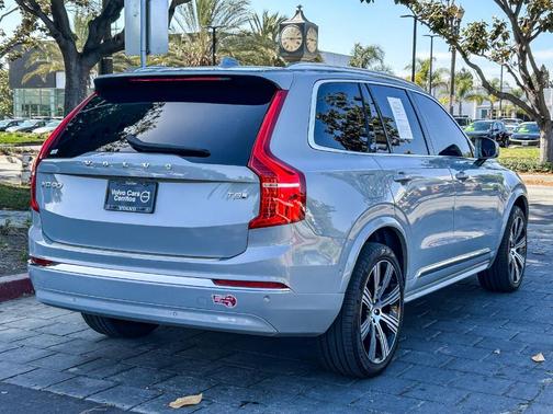Gray Metallic 2025 Volvo XC90 Plug-In Hybrid T8 Plus 7-Seater