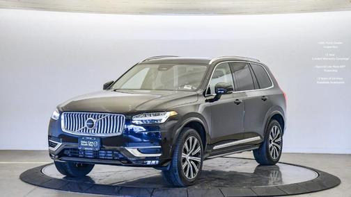 Onyx Black Metallic 2025 Volvo XC90 B6 Plus 7-Seater
