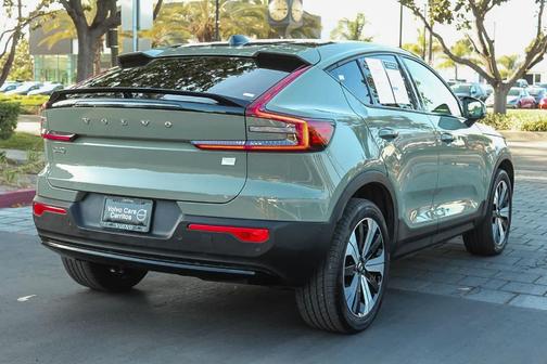 Sage Green Metallic 2023 Volvo C40 Recharge Pure Electric Twin Plus
