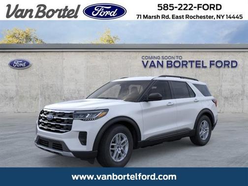 Space White Metallic 2026 Ford Explorer Active