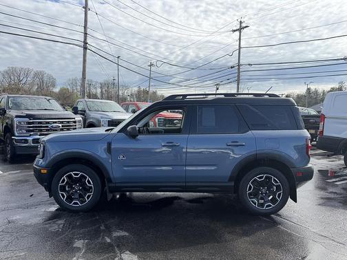 Azure Gray Metallic Tri-Coat 2025 Ford Bronco Sport Outer Banks