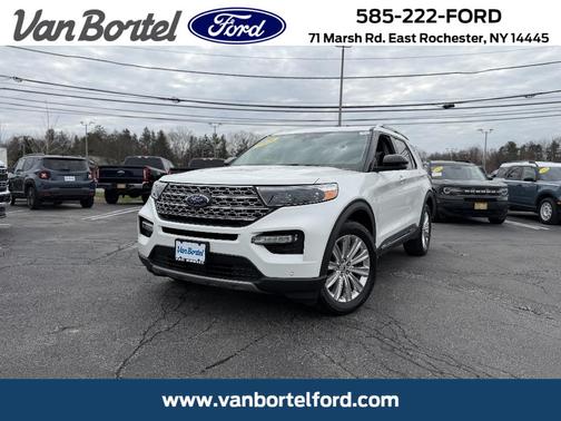Oxford White 2020 Ford Explorer Limited
