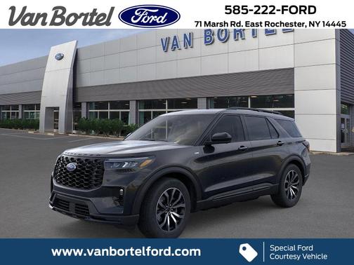 Agate Black Metallic 2026 Ford Explorer ST-Line