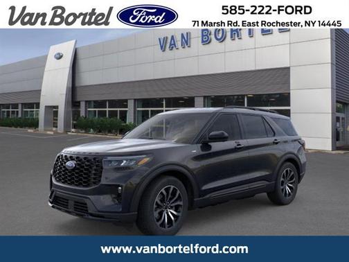 Agate Black Metallic 2026 Ford Explorer ST-Line