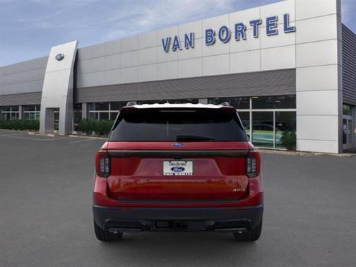Rapid Red Metallic Tinted Clearcoat 2026 Ford Explorer ST-Line