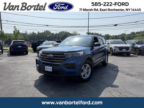 Atlas Blue Metallic 2020 Ford Explorer XLT