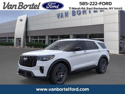 Space White Metallic 2026 Ford Explorer ST-Line