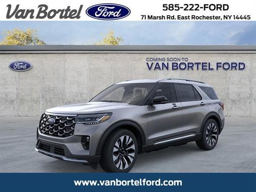 Carbonized Gray Metallic 2026 Ford Explorer Platinum