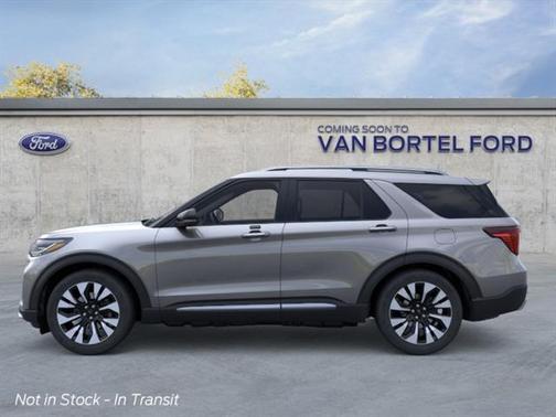 Carbonized Gray Metallic 2026 Ford Explorer Platinum
