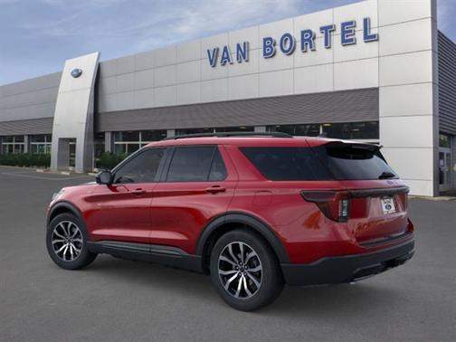Rapid Red Metallic Tinted Clearcoat 2026 Ford Explorer ST-Line