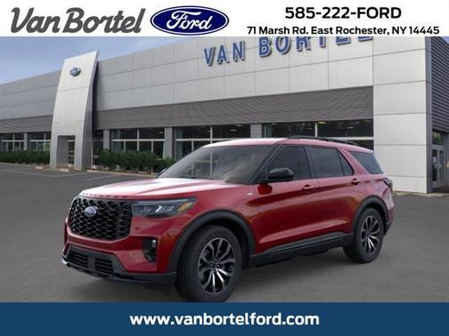 Rapid Red Metallic Tinted Clearcoat 2026 Ford Explorer ST-Line