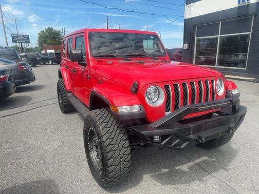 Firecracker Red Clearcoat 2020 Jeep Wrangler Unlimited Sahara