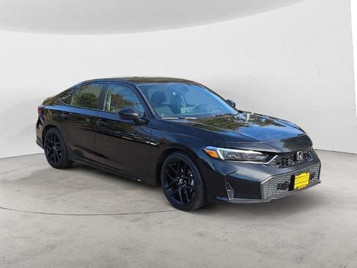 Crystal Black Pearl 2025 Honda Civic Sport