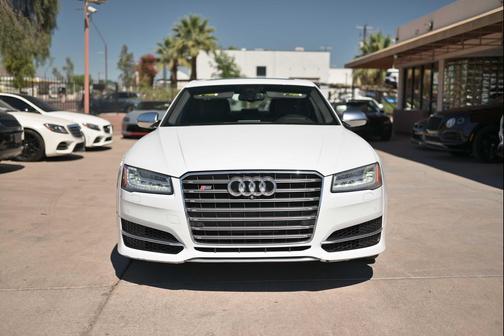 WHITE 2015 Audi S8 4.0T