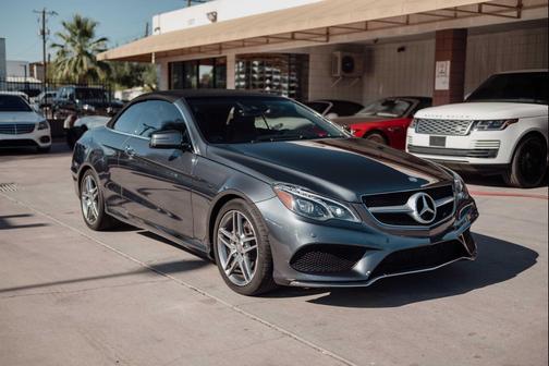 GRAY 2016 Mercedes-Benz E-Class E 550 CABRIOLET 2D