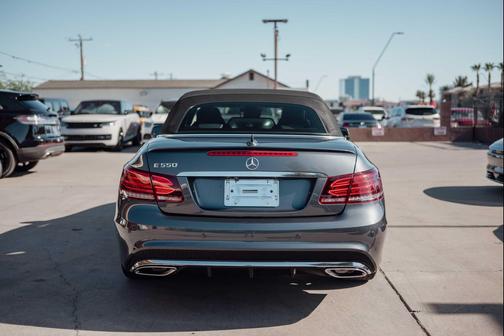 GRAY 2016 Mercedes-Benz E-Class E 550 CABRIOLET 2D