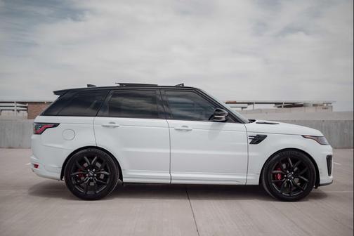 WHITE 2022 Land Rover Range Rover Sport SVR