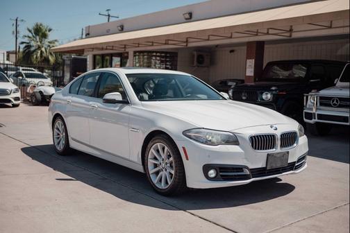 WHITE 2015 BMW 535 535I SEDAN 4D
