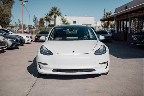 Pearl White Multi-Coat 2019 Tesla Model 3 Long Range