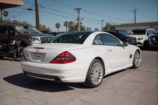 WHITE 2008 Mercedes-Benz SL-Class SL 550 ROADSTER 2D