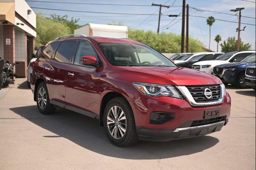 Scarlet Ember 2018 Nissan Pathfinder S