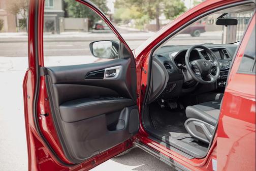 Scarlet Ember 2018 Nissan Pathfinder S
