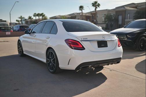 WHITE 2019 Mercedes-Benz C-Class C 300