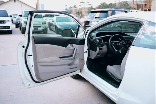 Taffeta White 2013 Honda Civic LX