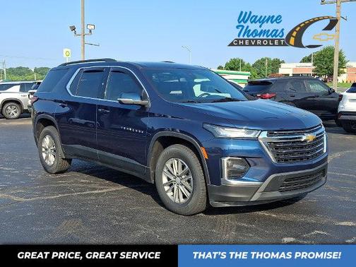 Northsky Blue Metallic 2023 Chevrolet Traverse LT Cloth