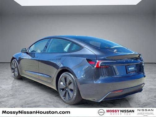 Gray 2025 Tesla Model 3 Long Range
