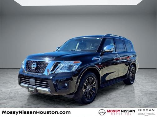 Super Black 2019 Nissan Armada Platinum