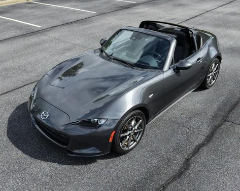 Machine Gray Metallic 2021 Mazda MX-5 Miata RF Grand Touring
