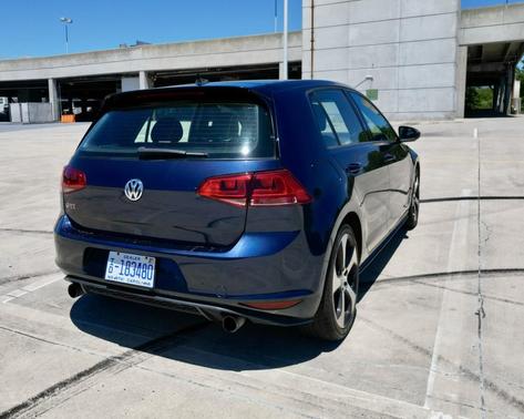 Night Blue Metallic 2017 Volkswagen Golf GTI 2.0T Autobahn 4-Door