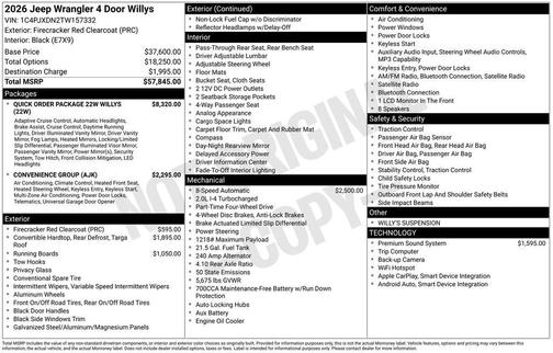 2026 Jeep Wrangler Sport