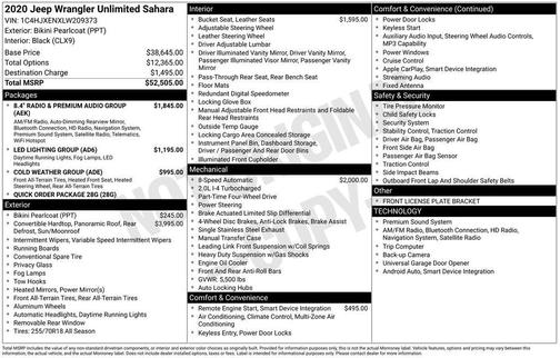 2020 Jeep Wrangler Unlimited Sahara
