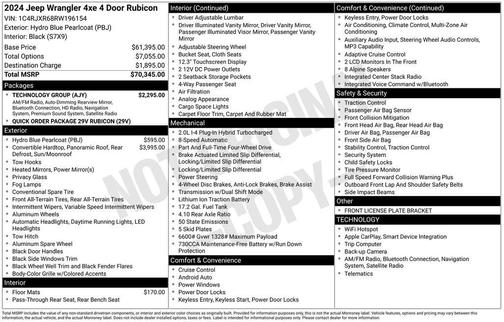 2024 Jeep Wrangler 4xe Rubicon